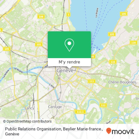 Public Relations Organisation, Beylier Marie-france. plan