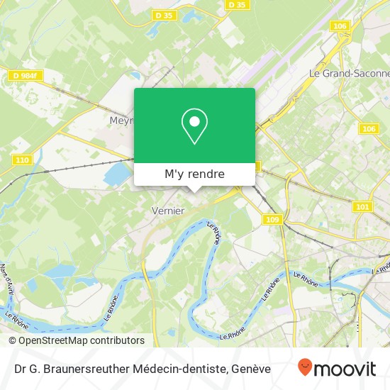 Dr G. Braunersreuther Médecin-dentiste plan