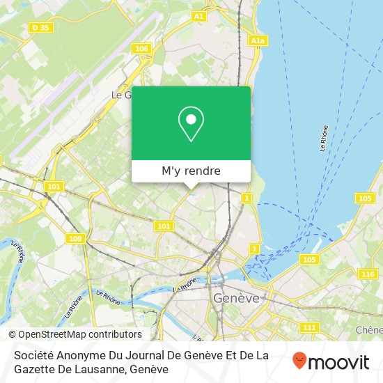 Société Anonyme Du Journal De Genève Et De La Gazette De Lausanne plan