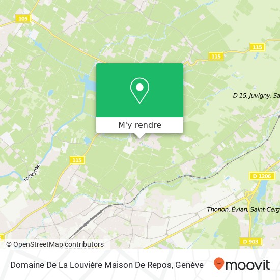 Domaine De La Louvière Maison De Repos plan