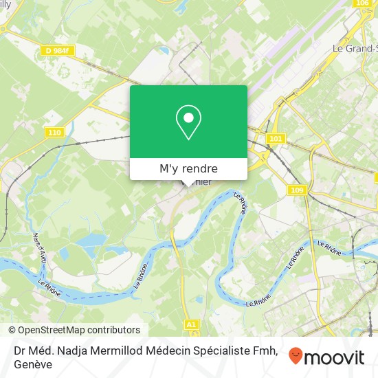 Dr Méd. Nadja Mermillod Médecin Spécialiste Fmh plan