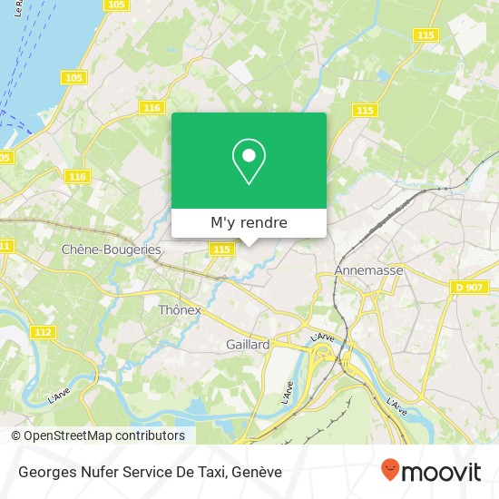 Georges Nufer Service De Taxi plan