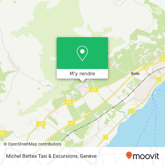 Michel Bettex Taxi & Excursions plan