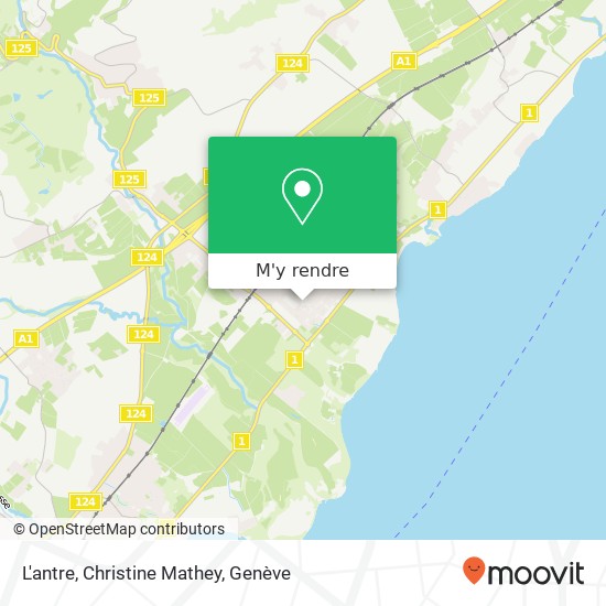 L'antre, Christine Mathey plan