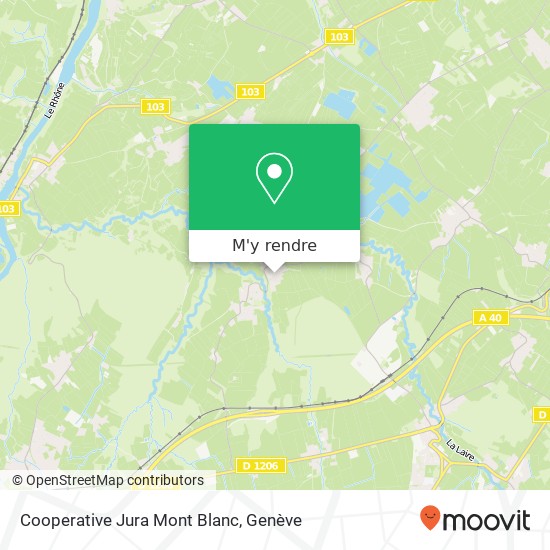 Cooperative Jura Mont Blanc plan