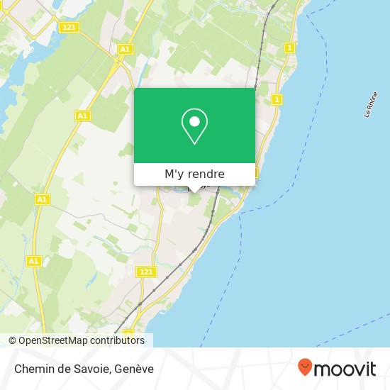 Chemin de Savoie plan