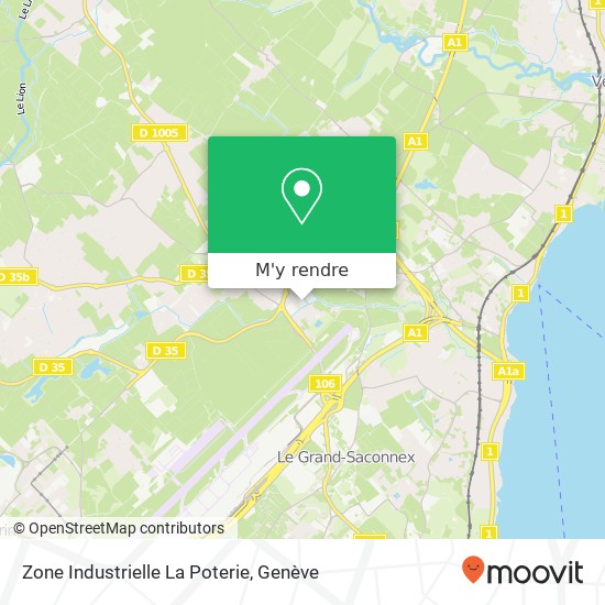 Zone Industrielle La Poterie plan