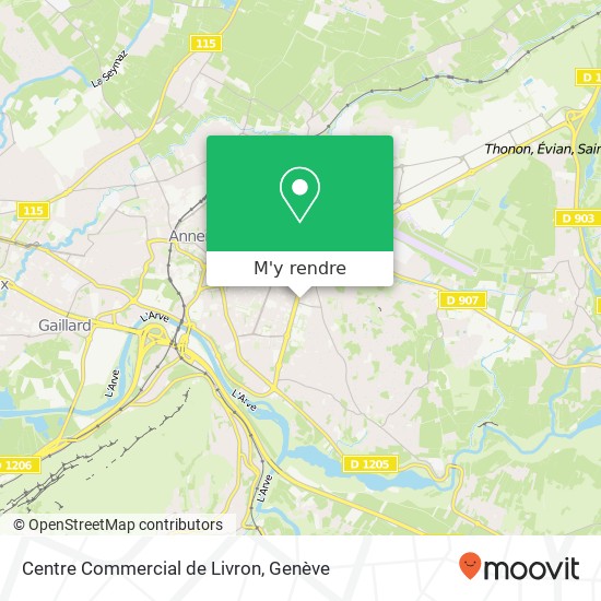 Centre Commercial de Livron plan