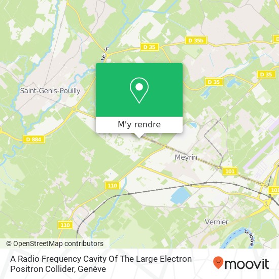 A Radio Frequency Cavity Of The Large Electron Positron Collider plan