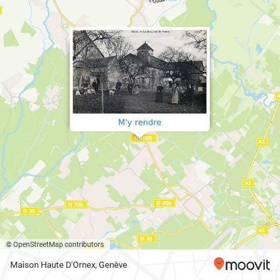 Maison Haute D'Ornex plan