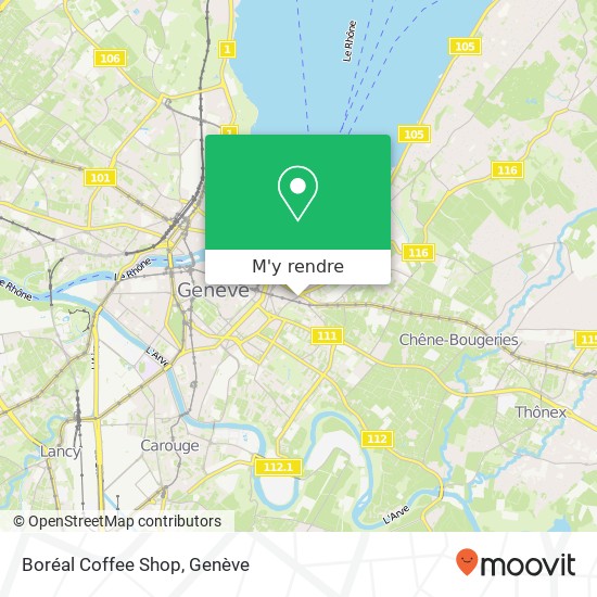 Boréal Coffee Shop plan