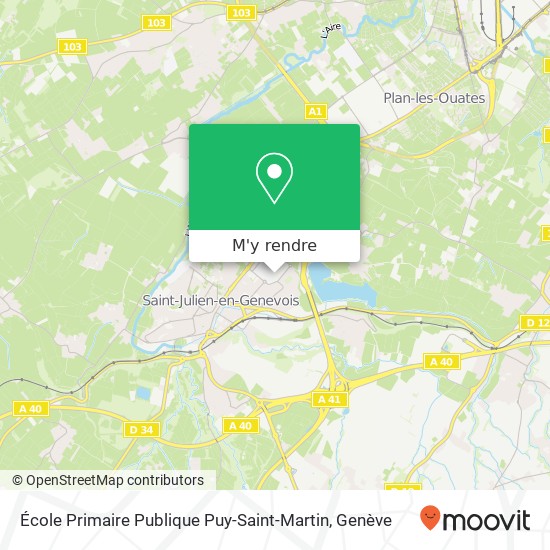 École Primaire Publique Puy-Saint-Martin plan