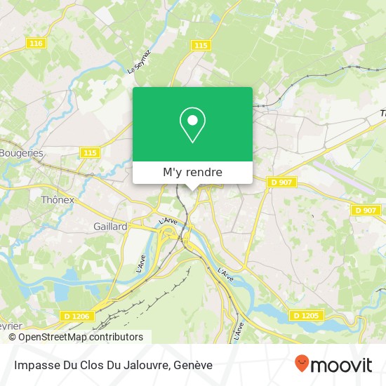 Impasse Du Clos Du Jalouvre plan