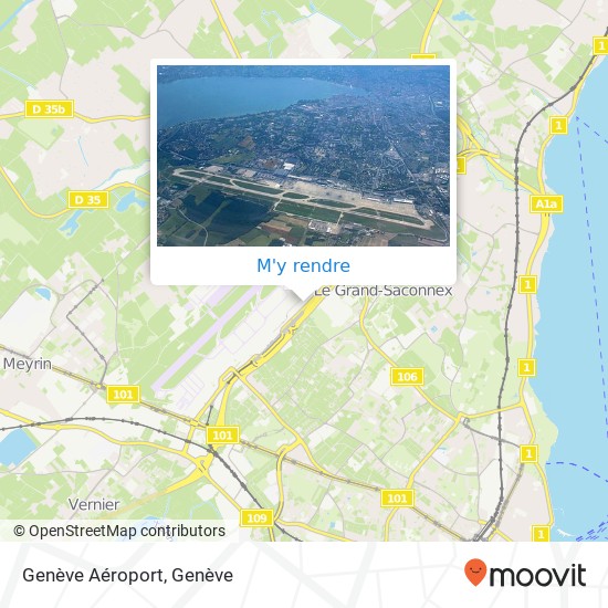 Genève Aéroport plan