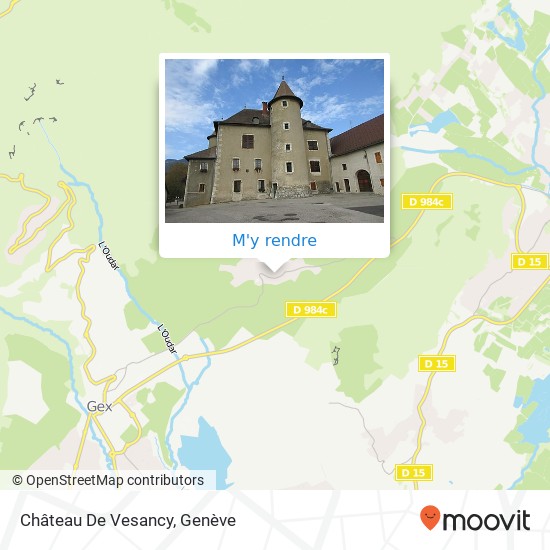Château De Vesancy plan
