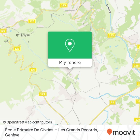 École Primaire De Givrins – Les Grands Records plan