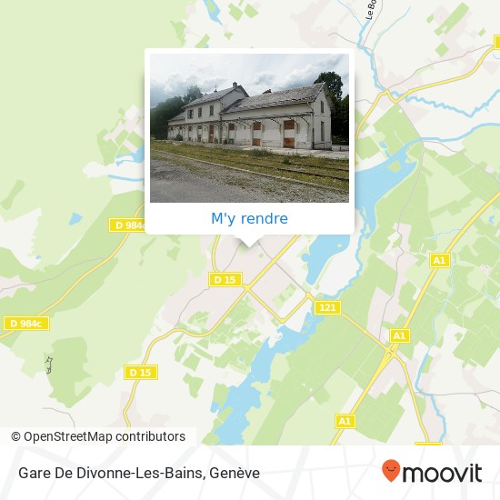 Gare De Divonne-Les-Bains plan