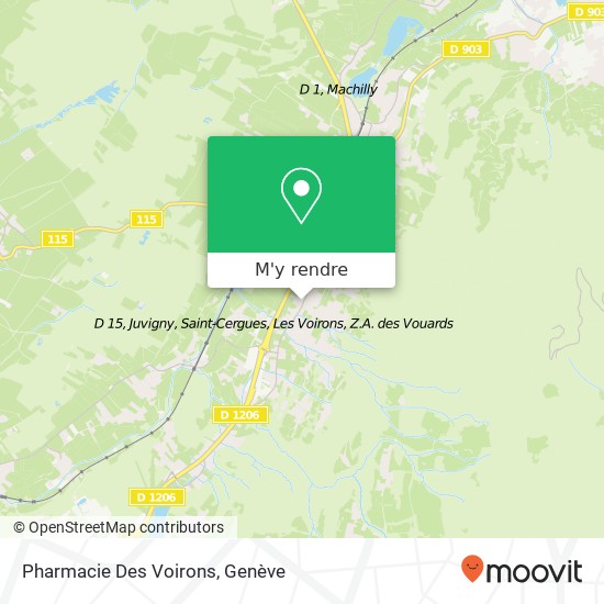 Pharmacie Des Voirons plan