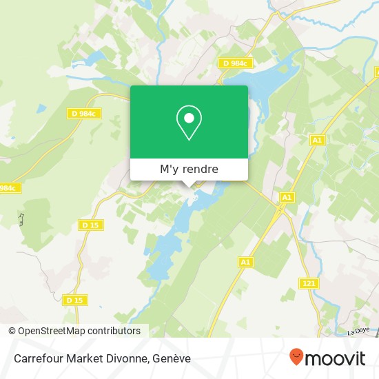 Carrefour Market Divonne plan