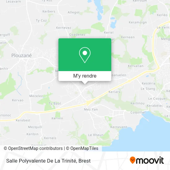 Salle Polyvalente De La Trinité plan