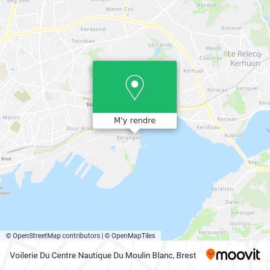 Voilerie Du Centre Nautique Du Moulin Blanc plan