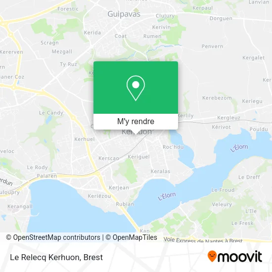 Le Relecq Kerhuon plan