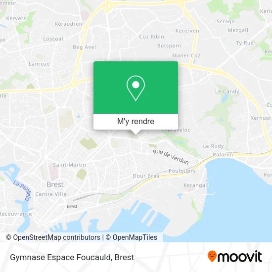 Gymnase Espace Foucauld plan