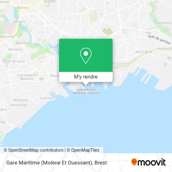 Gare Maritime (Molène Et Ouessant) plan