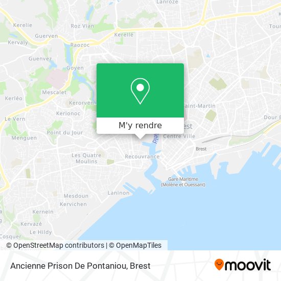 Ancienne Prison De Pontaniou plan