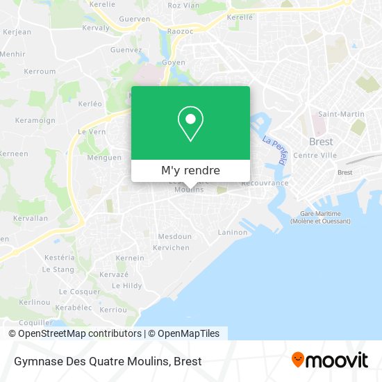 Gymnase Des Quatre Moulins plan