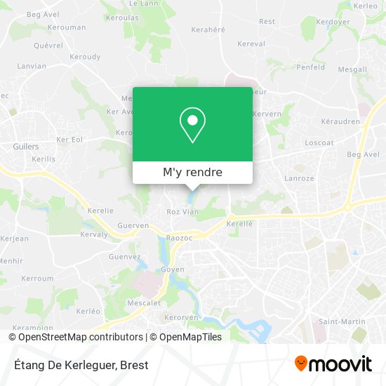 Étang De Kerleguer plan