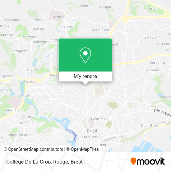 Collège De La Croix Rouge plan