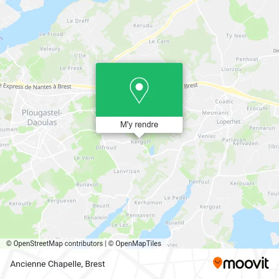 Ancienne Chapelle plan