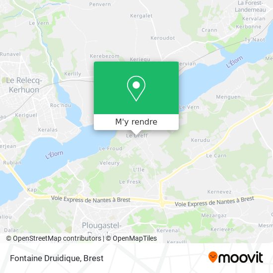 Fontaine Druidique plan