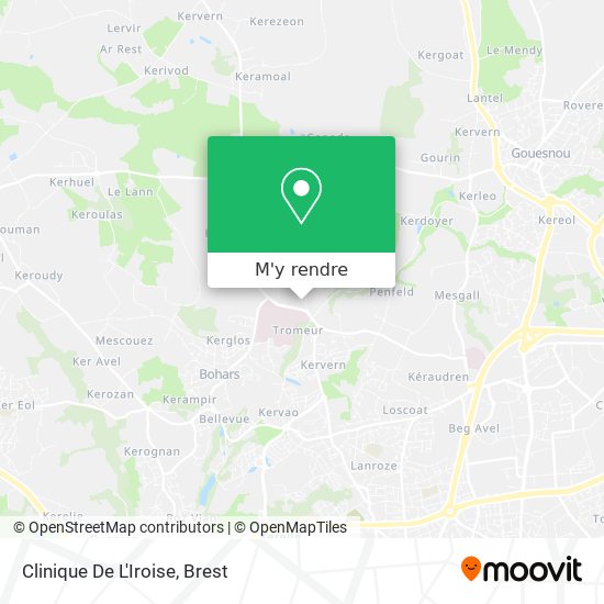 Clinique De L'Iroise plan