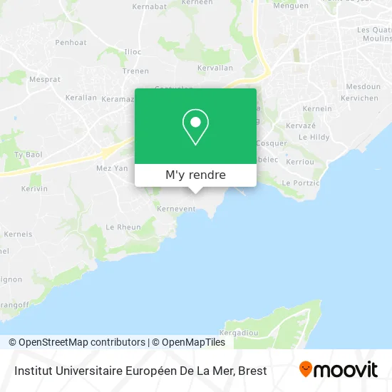 Institut Universitaire Européen De La Mer plan