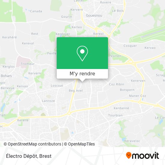 Électro Dépôt plan