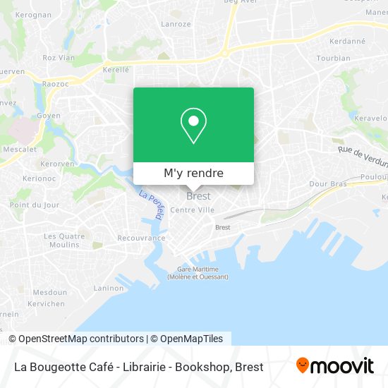 La Bougeotte Café - Librairie - Bookshop plan