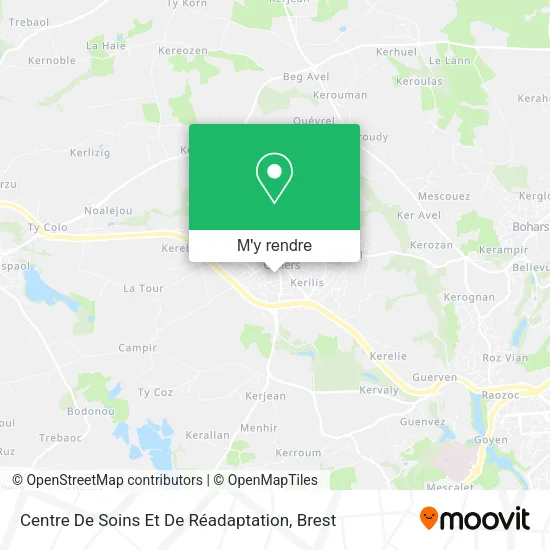 Centre De Soins Et De Réadaptation plan
