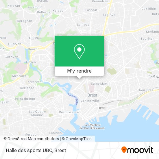 Halle des sports UBO plan