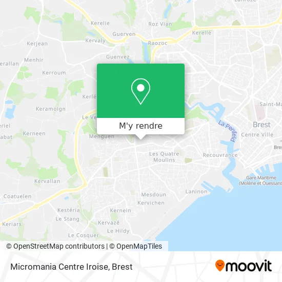 Micromania Centre Iroise plan