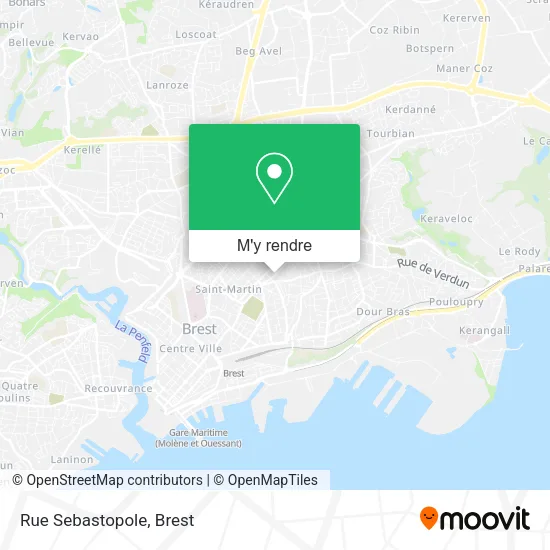 Rue Sebastopole plan