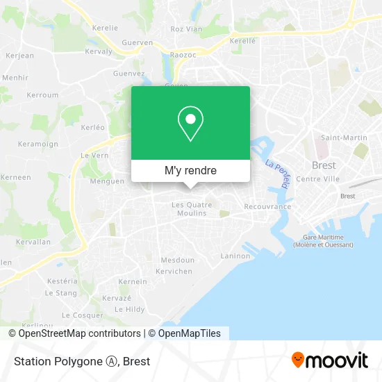 Station Polygone Ⓐ plan