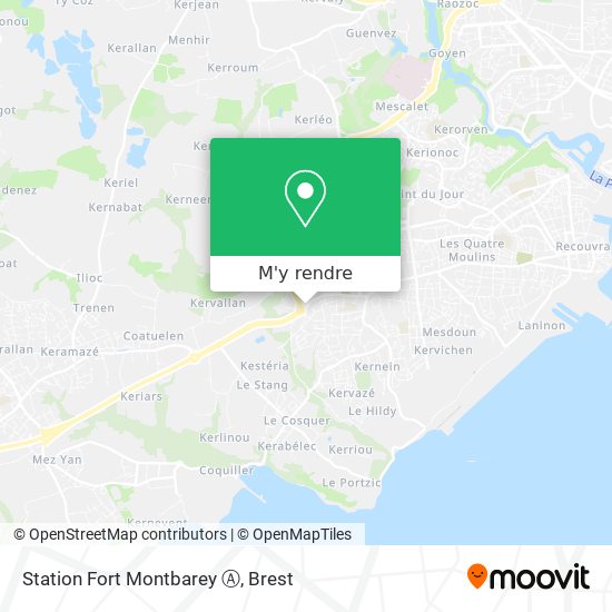 Station Fort Montbarey Ⓐ plan