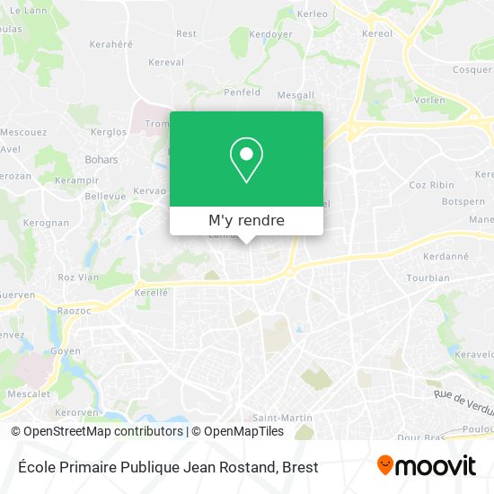 École Primaire Publique Jean Rostand plan