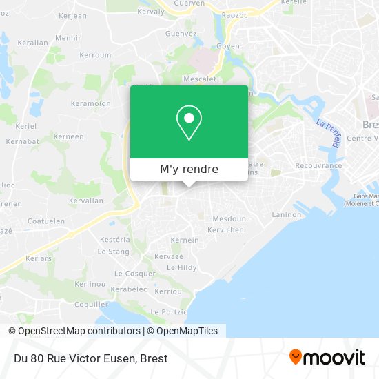 Du 80 Rue Victor Eusen plan