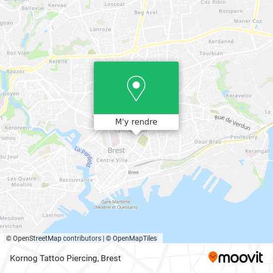 Kornog Tattoo Piercing plan