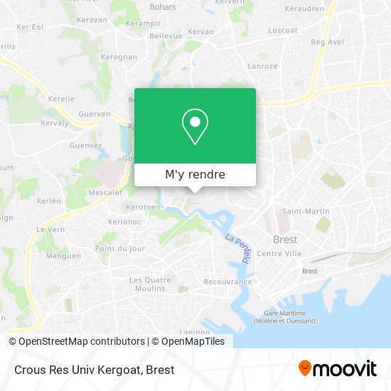 Crous Res Univ Kergoat plan