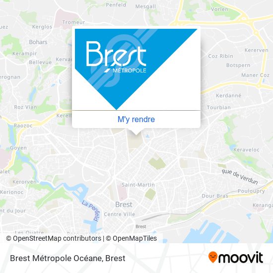 Brest Métropole Océane plan