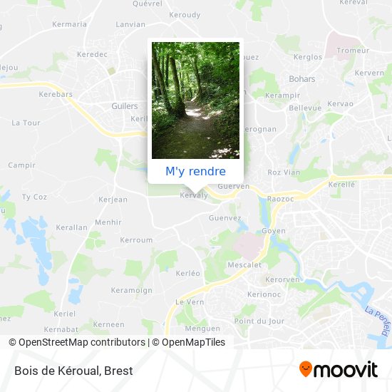 Bois de Kéroual plan